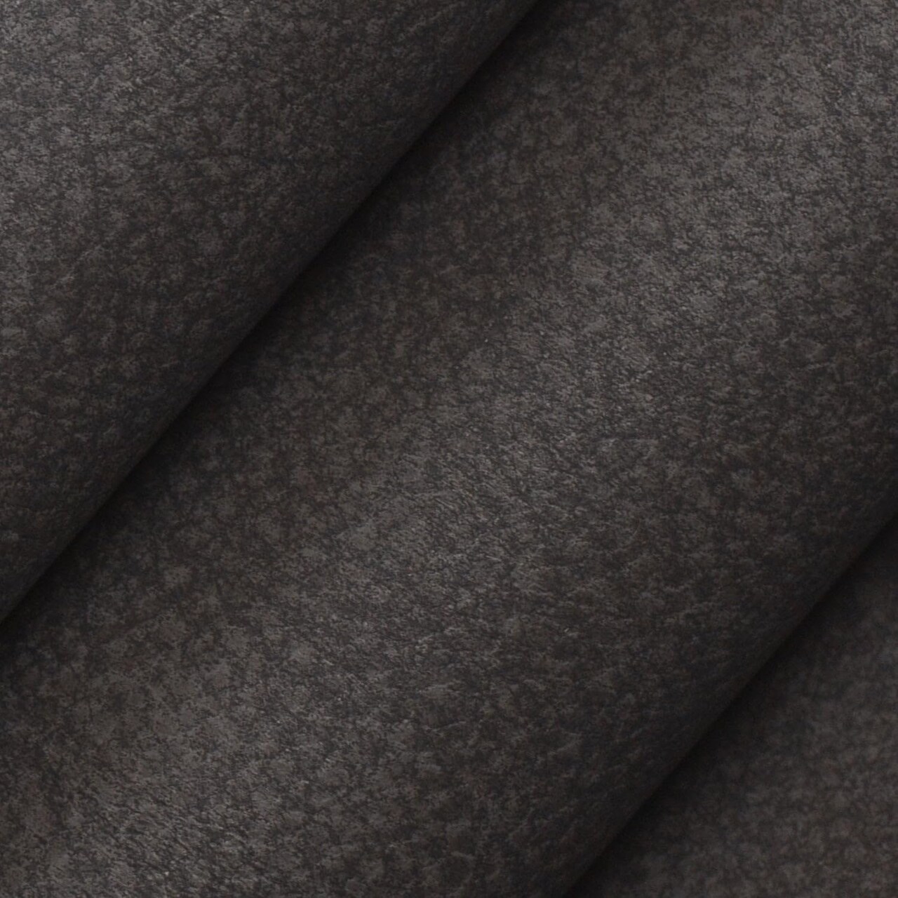Black Performance Grade Vinyl Plain Solid Upholstery Fabric by The Yard - SKU: Kermit Ebony